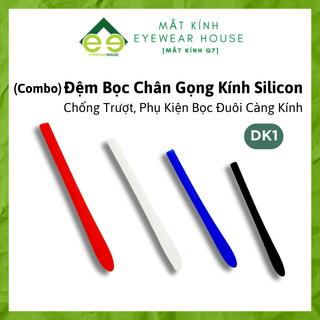Đệm bọc chân gọng kính silicon chống trượt, phụ kiện bọc đuôi càng kính dk1