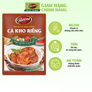 Gia Vị Kho Riềng Barona 80g ướp ngon chuẩn vị không cần nêm nếm