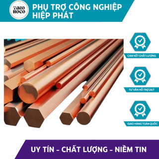  Đồng Thau Thanh Tròn Màu Đỏ Phi 6-->14 |TAROHOKO 