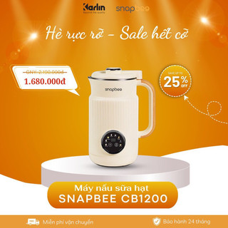 Máy làm sữa hạt Snapbee CB1200 nấu cháo, nấu sữa hạt, làm súp đa năng