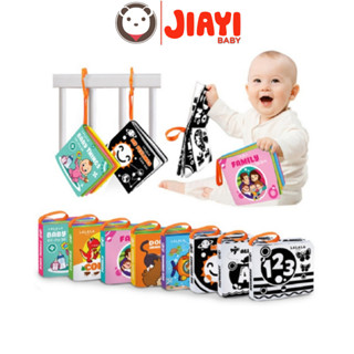 Sách vải 8 mặt Lalala Baby cho bé sơ sinh 0 đến 12 tháng kích thước 12x11cm