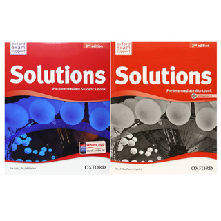 Trọn bộ Solutions 2nd Edition (Elementary + Pre-Intermediate + Intermediate) (Lẻ, Bộ, Bản màu)