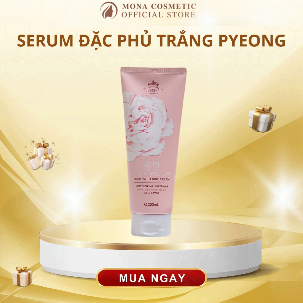 Serum đặc phủ trắng Pyeong - Kem dưỡng trắng da Pyeong Ahn Bật Tone Trắng Sáng - Dưỡng Ẩm Căng Mượt