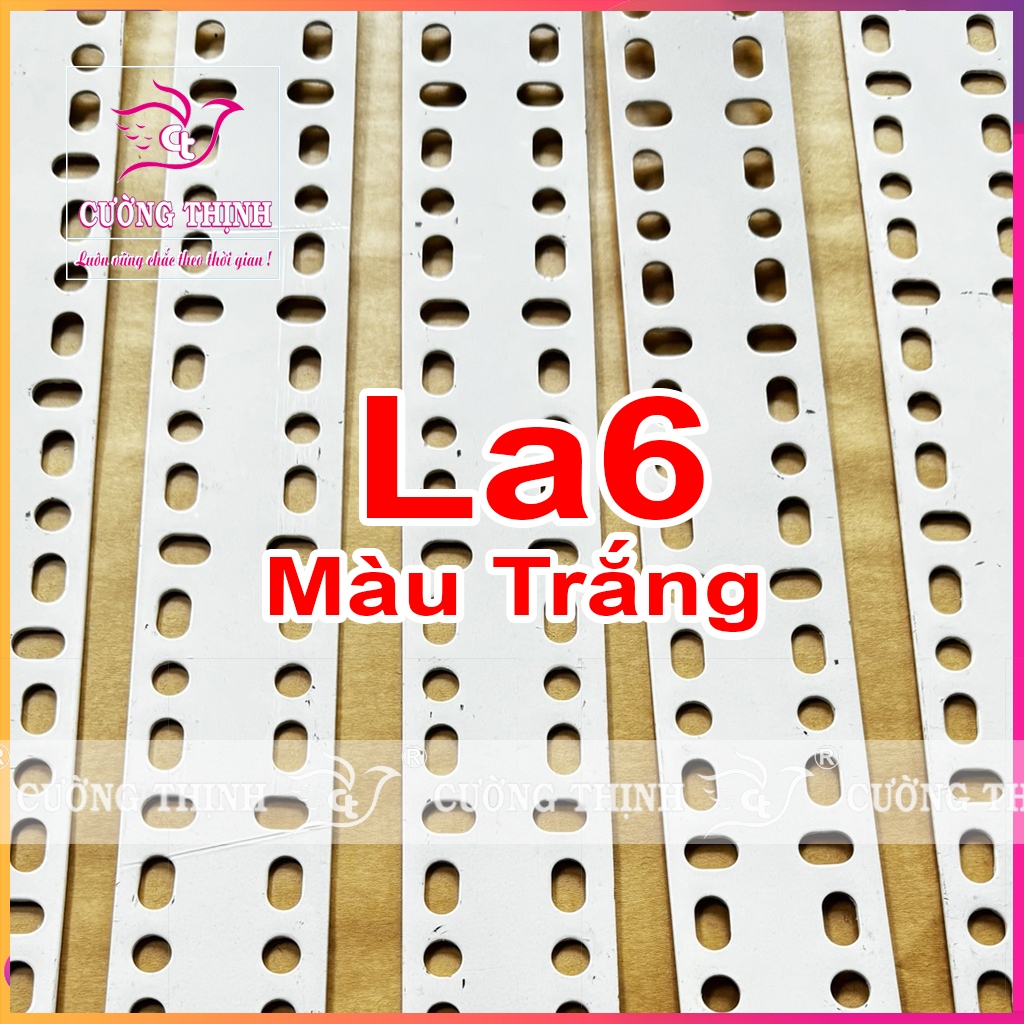 Thanh La, sắt La6 dày 1.6ly dài 50-60-80-100cm lắp đặt kệ sắt, kệ V lỗ...