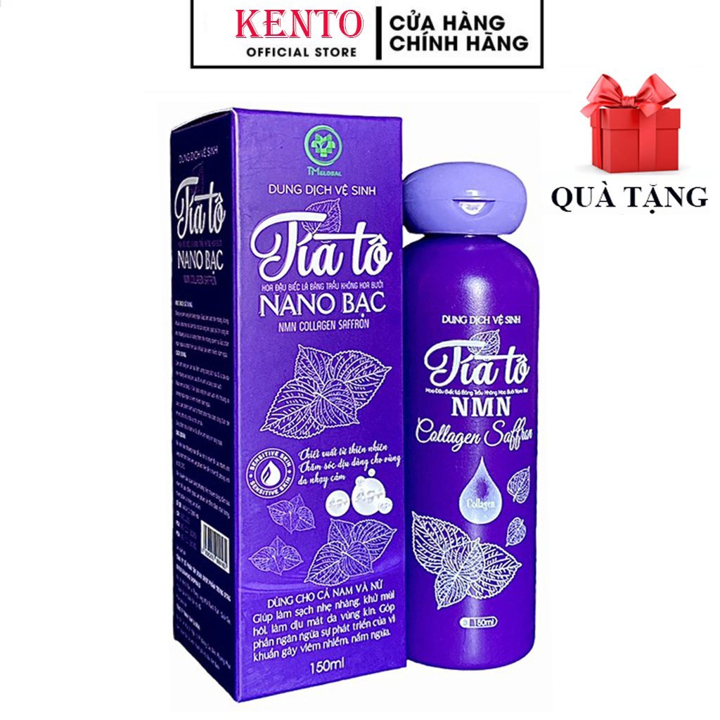 Dung Dịch Vệ Sinh Tía Tô Saffron 150ml Hết Khí Hư Nấm Ngứa Mùi Hôi Vùng Kín