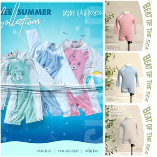 Bộ đồ bơi body dài tay chống nắng cho bé trai, bé gái từ 9M-5Y