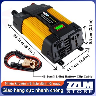  Kích điện 12v 220v 4000w,bộ chuyển đổi điện 12v sang 220v,inverter 12v to 220v,biến điện 12v ra 220v 
