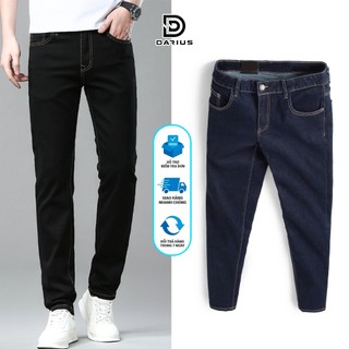  Quần Bò Jeans Skinny Nam màu xanh đen Chỉ Nổi AVOCADO quần bò co giãn 4 chiều slimfit bigsize dáng ôm 