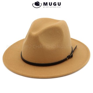 Mũ Phớt Nam Cổ Điển FN10 - Mũ Fedora Vành Rộng Phong Cách Cổ Điển và Họa Tiết Vintage | MUGU