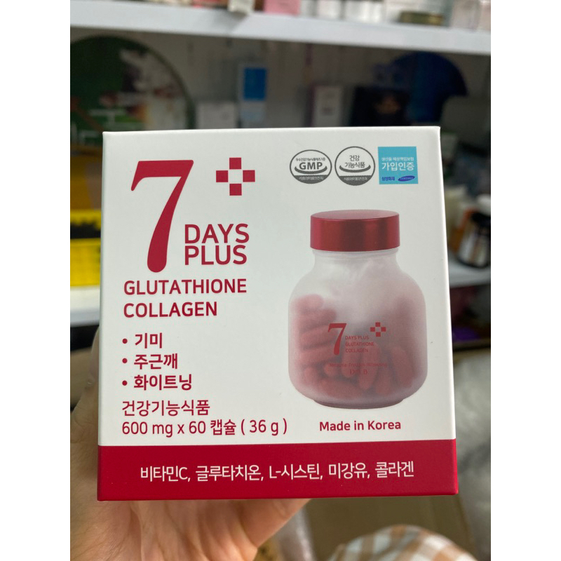 Viên uống trắng da 7Days Dr.Glutathione Collagen DR.LB Hanmi hộp 60 viên