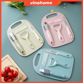 Bộ dao thớt 4 món bào dao kéo thớt nhà bếp chất lượng cao cấp