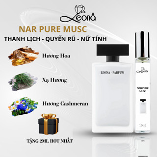  Auth - 10ml  Nước hoa nữ Leona Parfum Nar Rodriguez For Her Pure Musc Nar trắng lưu hương lâu quyến rũ cuốn hút 