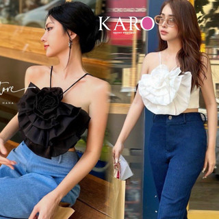 Áo 2 dây hoa ngực - carotshop
