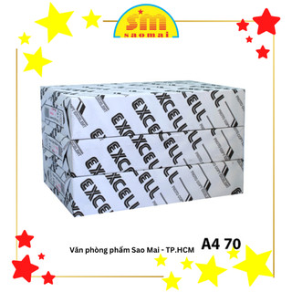 Giấy A4 70gsm Excel (Ream) Giấy In Photo Chuyên Dùng- Văn Phòng Phẩm Sao Mai V1010031
