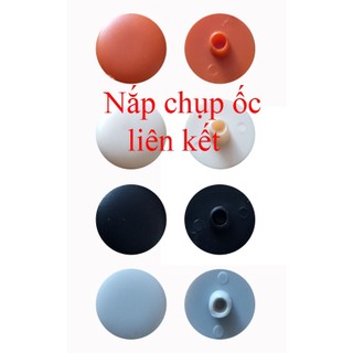 100 cái nút nhựa bít đầu ốc liên kết cam
