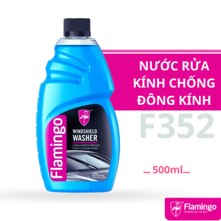 Nước rửa kính, nước đổ kính ô tô Flamingo F032/ F352 mới tạo hiệu ứng sáng bóng kính xe