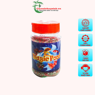 Thức Ăn Cho Cá Magic Food Hủ 100gr Hạt Nhỏ 1.5mm -Cá Cảnh Thủy Sinh