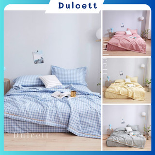 Bộ Chăn Hè Ga Gối Cotton 100% 4 Món Chăn Chần Hè Mẫu Mới Nhất 2024( 1 ga + 2 vỏ gối đầu + 1 chăn đã chàn bông )