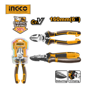 Kìm cắt dây điện chính hãng INGCO HHLDCP28160 thép Crv 160mm