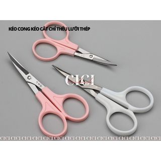 Kéo cong kéo cắt chỉ thêu lưỡi thép Cici Handmade chuyên hạt nguyên liệu đính kết thời trang may mặc
