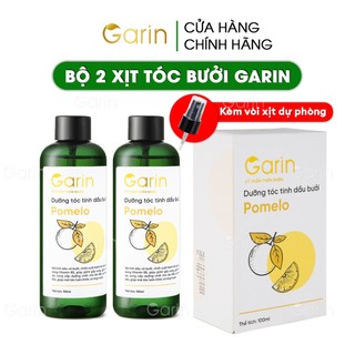 Bộ 2 chai tinh dầu bưởi xịt mọc tóc pomelo GARIN dưỡng tóc kích mọc tóc giảm rụng cho tóc dày hơn