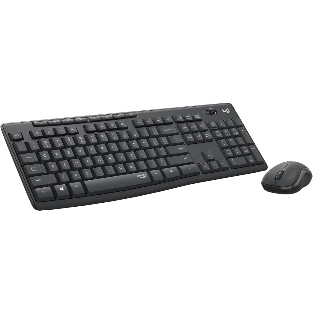 Combo chuột phím không dây Logitech MK295 Silent - Giảm ồn, có phím số, bền bỉ
