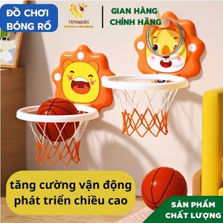 Đồ chơi bóng rổ tăng cường vận động, phát triển chiều cao, kèm bóng dán được nhiều bề mặt- Anan