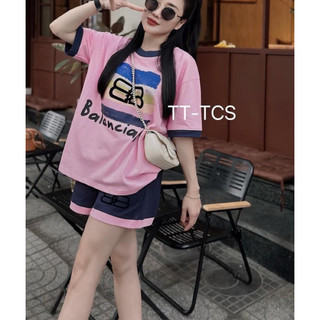 Sét bộ hè sét bộ cotton tàu ba. len siêu mát phom to hàng qc