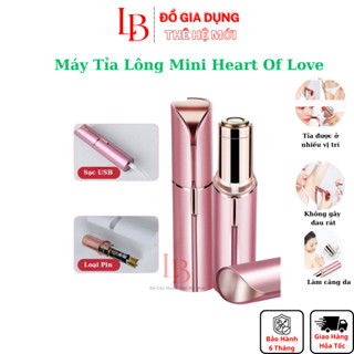 Máy tỉa lông Mini không đau Heart Of Love S-6088,Tỉa lông mép, vùng kín, lông nách loại sạc điện mới nhất 2024