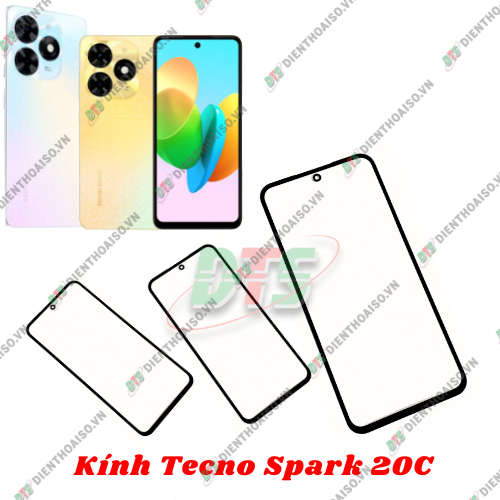 Kính Tecno Spark 20C , kính ép dùng cho tecno spark 20c