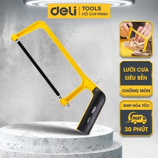 Khung Cưa Cầm Tay Deli Mini 6inch - Nhỏ Gọn, Tiện Lợi, Chất Liệu Chắc Chắn, Tay Cầm Chống Trơn Trượt
