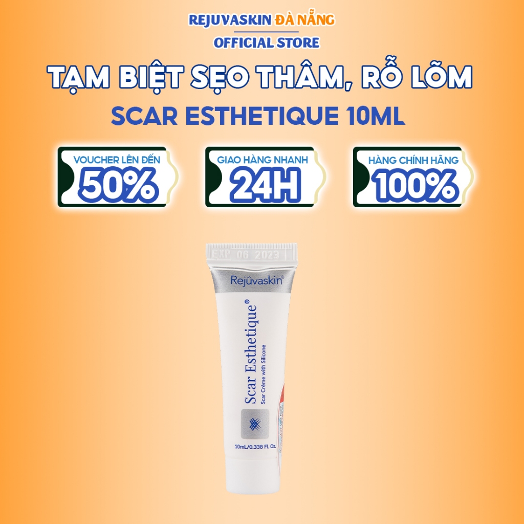 Kem Xóa Sạch Sẹo Thâm, lấp đầy Sẹo Rỗ, Sẹo Lõm Scar Esthetique 10ml của Rejuvaskin