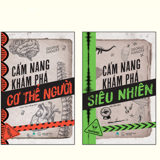 Sách - cẩm nang khám phá cơ thể người + cẩm nang khám phá siêu nhiên - azvietnam