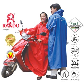  Áo Mưa 1 Người Bít Sườn Bảo Vệ Toàn Diện RANDO Chính Hãng Thời Trang Đi Mưa Bền Bỉ Không Thấm Nước 