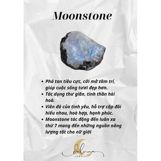 Nhẫn Moonstone Apollo De Luna