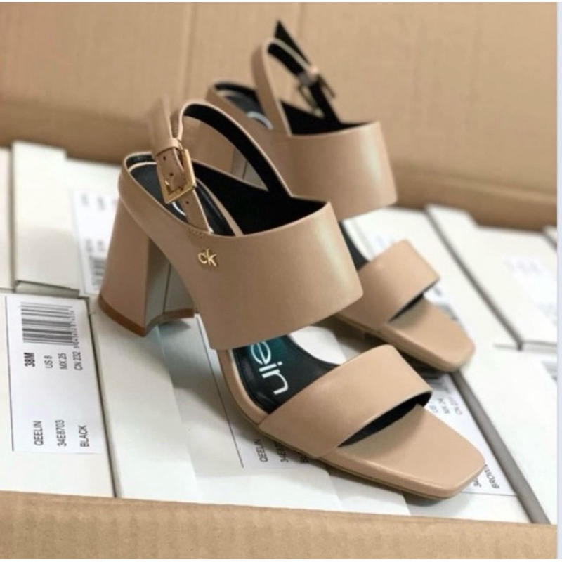 Sandal cao gót calvin klein