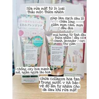 Sữa rửa mặt Botanical marche cleansing clay foam thảo mộc, làm sạch sâu, se lỗ chân lông