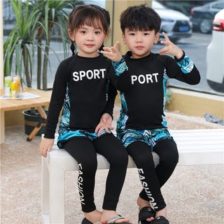 Đồ bơi dài tay chống nắng cho bé trai, bé gái kiểu dáng thể thao