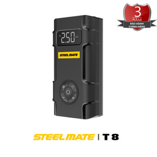 Bơm lốp điện tử không dây steelmate t8 - bảo hành điện tử 3 năm chính hãng