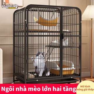 🐈Dog&Cat PET HOME🏠Chuồng Mèo Lồng Cho Chó Mèo Quá Khổ Tiện Lợi Cho Chó Mèo Khay Đáy Miễn Phí