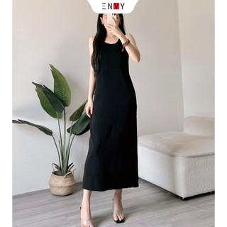 Đầm Dáng Dài Thun Len Co GIãn ENVY D294
