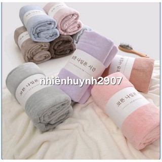 ( SET 3 KHĂN ) Khăn Tắm Lông Cừu Hàn Quốc 70×140cm