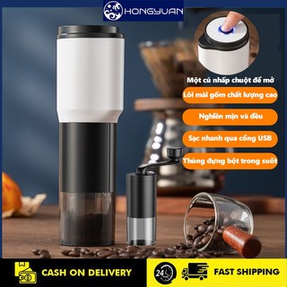 Máy xay hạt khô, xay bột, gia vị cà phê đa năng,Máy xay cafe cầm tay/máy pha cà phê điện Cối xay cà phê cầm tay Máy xay