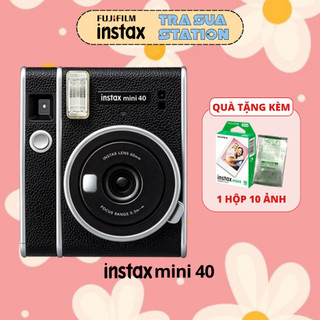 FUJIFILM INSTAX MINI 40 (TẶNG KÈM 1 HỘP FILM 10 TẤM) - Máy ảnh lấy liền - Hàng Chính Hãng