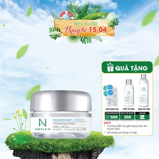 Kem Dưỡng Ẩm Dành Cho Da Khô AMPLE:N Hyaluron Shot Cream 60ml
