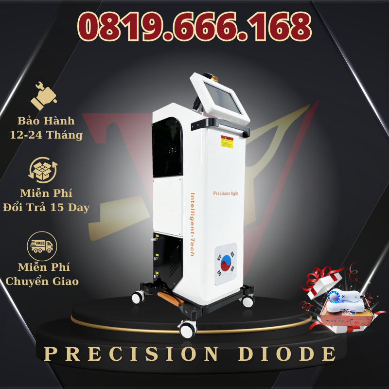 [ Thietbispa Tv ] Máy Triệt Lông Diode Laser 808 Precision Light Bắc Kinh Chính Hãng