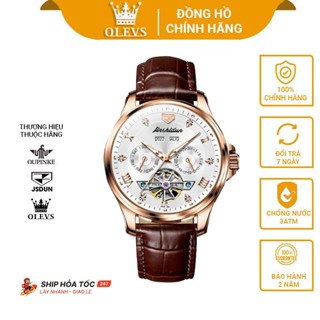 Đồng hồ SDUN automatic nam cao cấp chính hãng lộ máy cơ chống thấm nước,Đồng hồ đeo tay nam full hộp