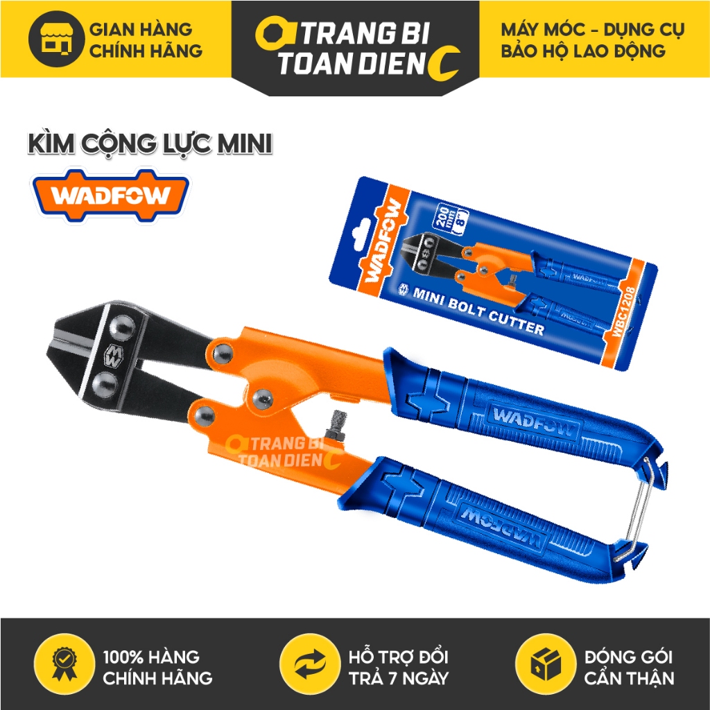 Kìm cộng lực mini 8 inch Wadfow WBC1908 chất liệu 65mn cao cấp thiết kế tay cầm kiểu mới thoải mái - Trang bị toàn diện