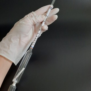 Dụng cụ đo nồng độ cồn - tửu kế đo nồng độ rượu - cồn kế 0-100 độ, 0-50 độ, 50-100 độ