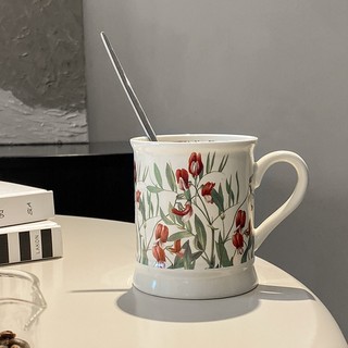 Cốc cà phê phong cách Pháp cổ điển 370ML